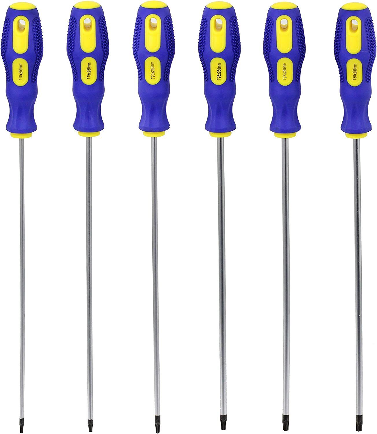 Phillips Screwdriver Set Extra Long Reach CRV Tip Star Torx 7 Piece 360mm 400mm
