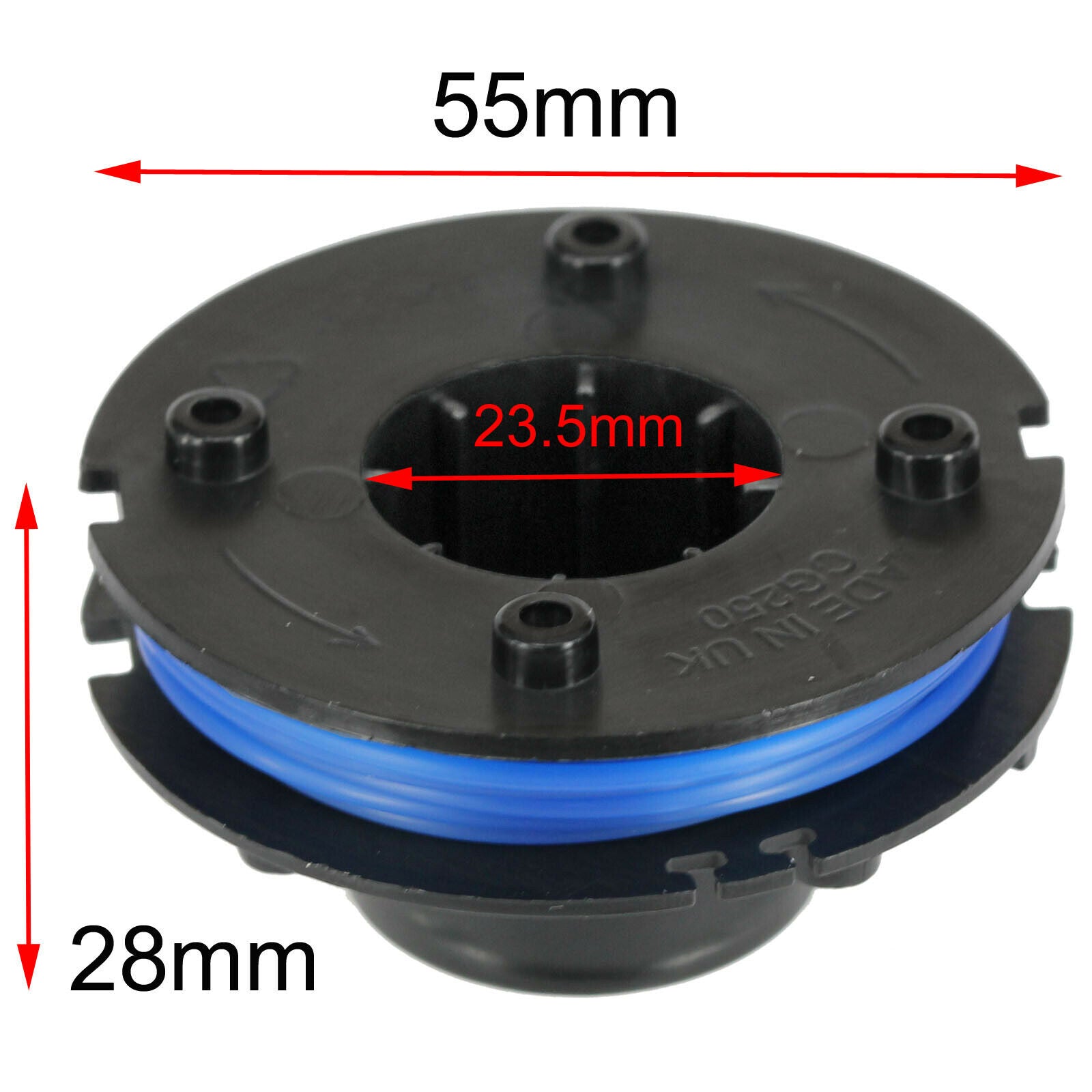 Strimmer Line 2 x Spools + Cover for Qualcast Challenge McGregor GT2317 Trimmer