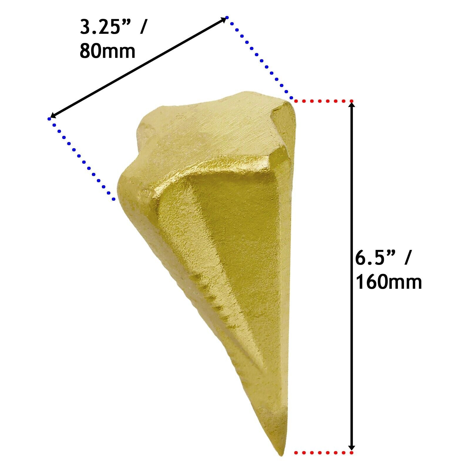 Log Splitter Grenade Axe Maul 4 Way Wood Splitting Wedge Bomb Spike