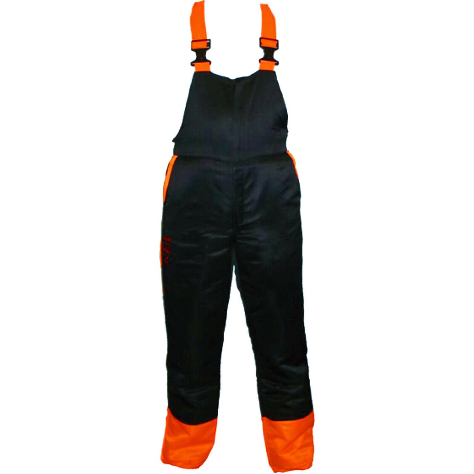 Chainsaw Bib Brace Trousers Dungarees Protective Large 34/38 + Safety Goggles