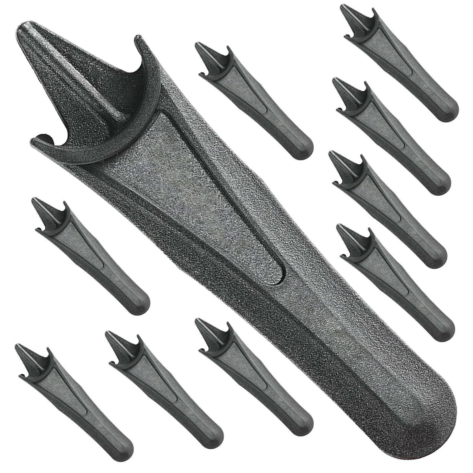 Black Plastic Blades for FLYMO Micro Compact 30 MC30 Mower Lawnmower x 10