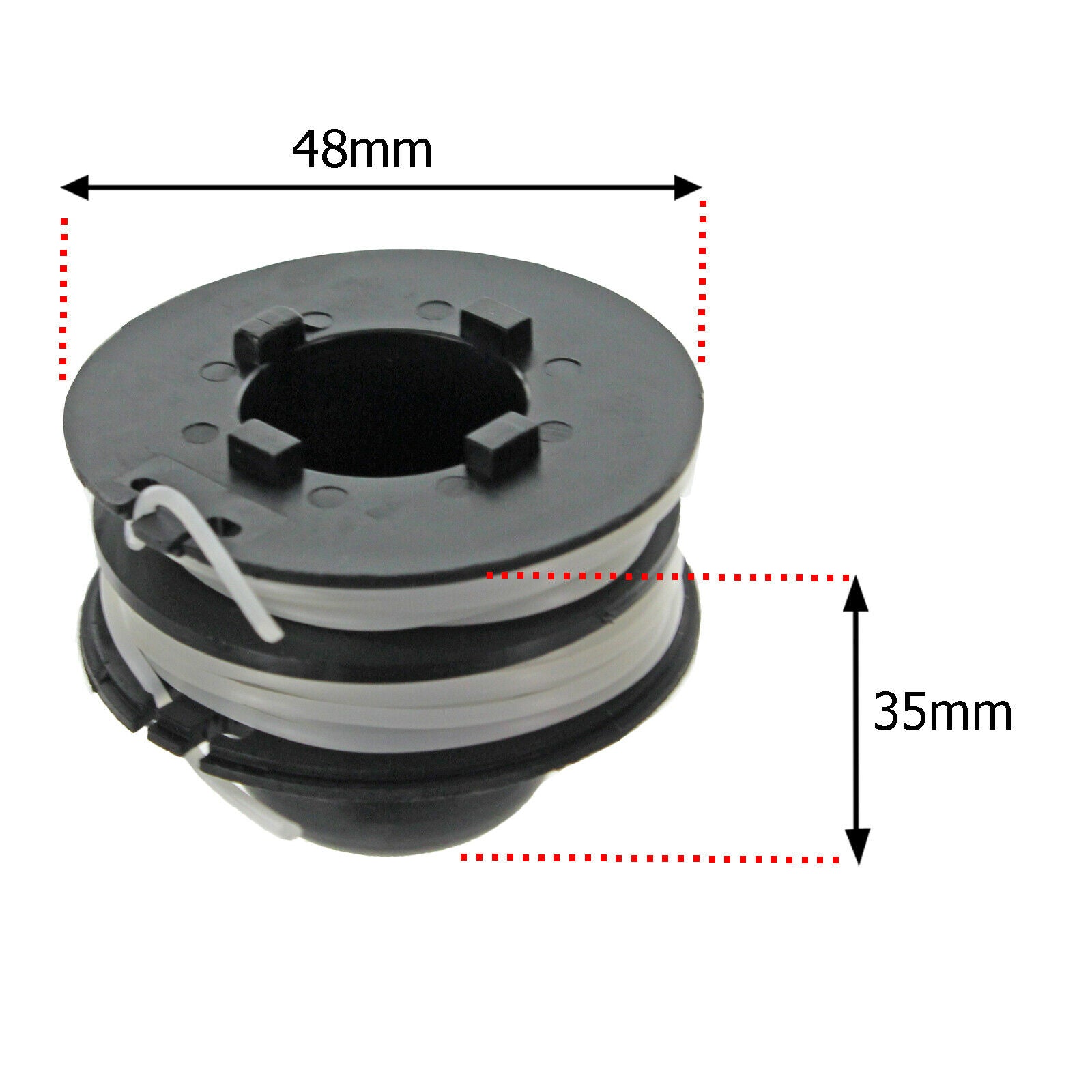 Dual Feed Strimmer Line Spool Head for Spear & Jackson GT300 GT350 Trimmers x 3