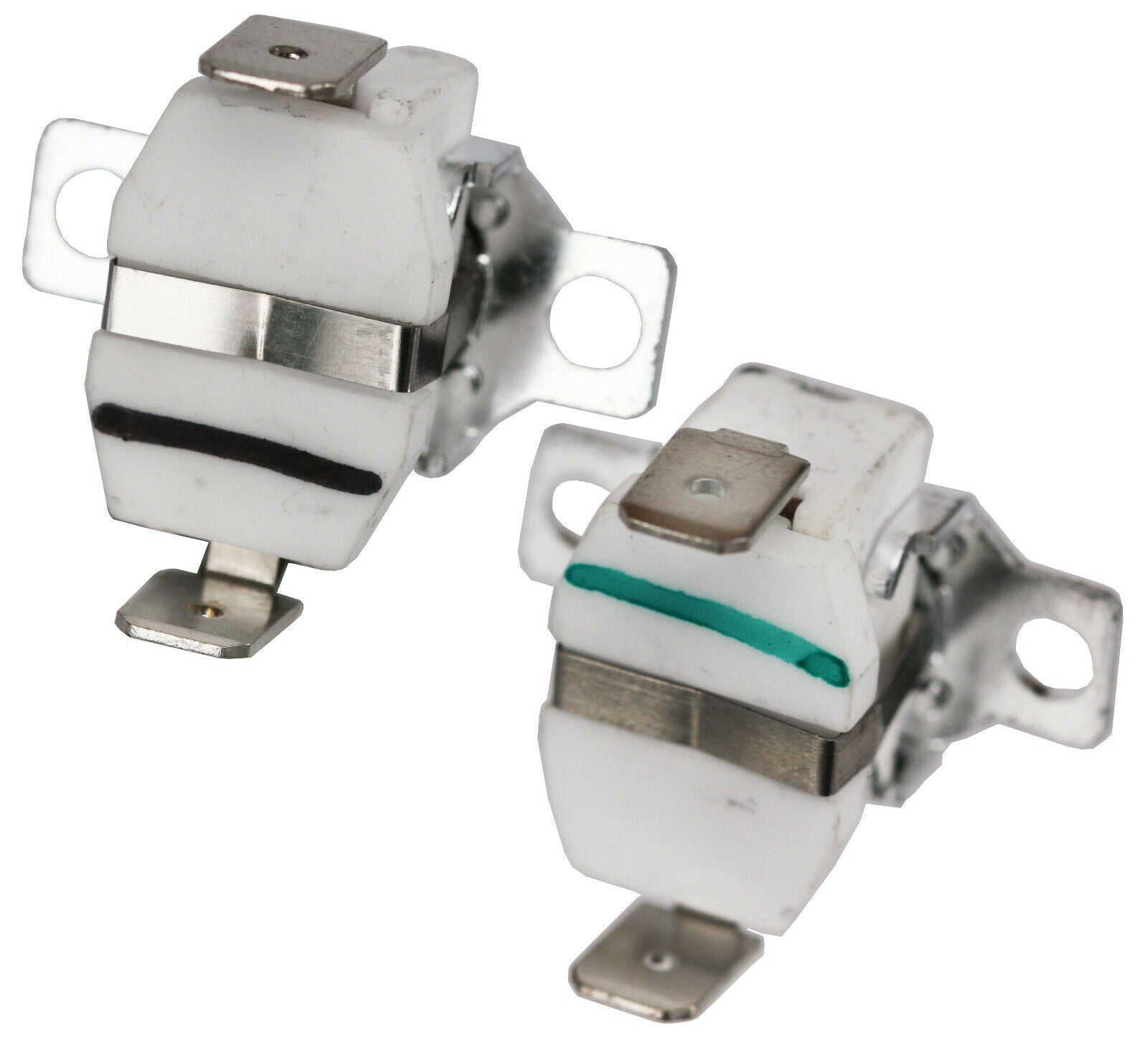 Heater Thermostats Kit for Bauknecht TRA TRAK Tumble Dryers (Pack of 2)