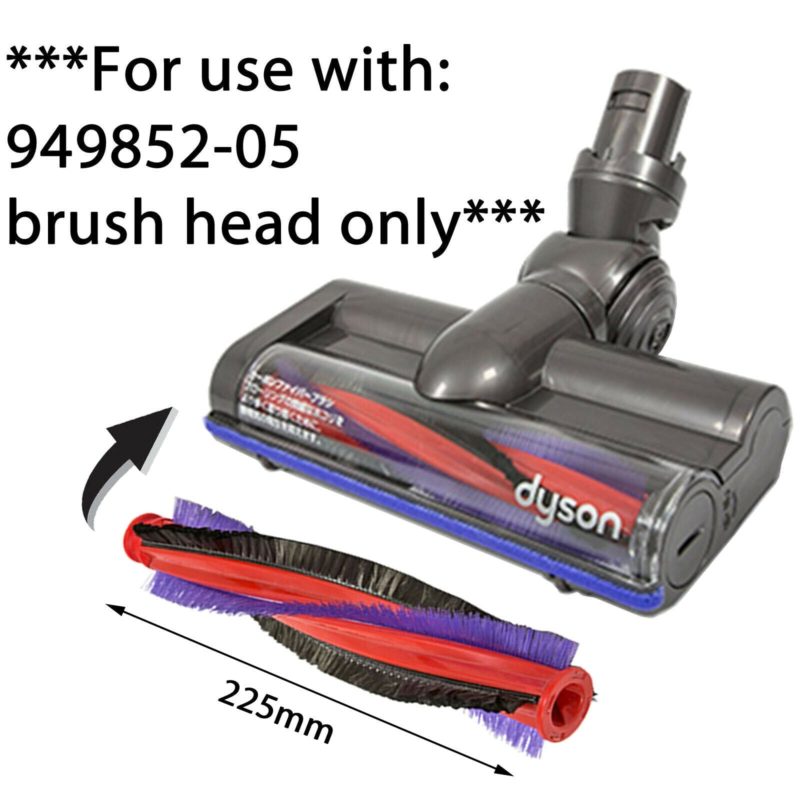 Vacuum Brushroll Brush Roll Roller + Pre Motor Filter for Dyson V6 Animal / Fluffy DC59