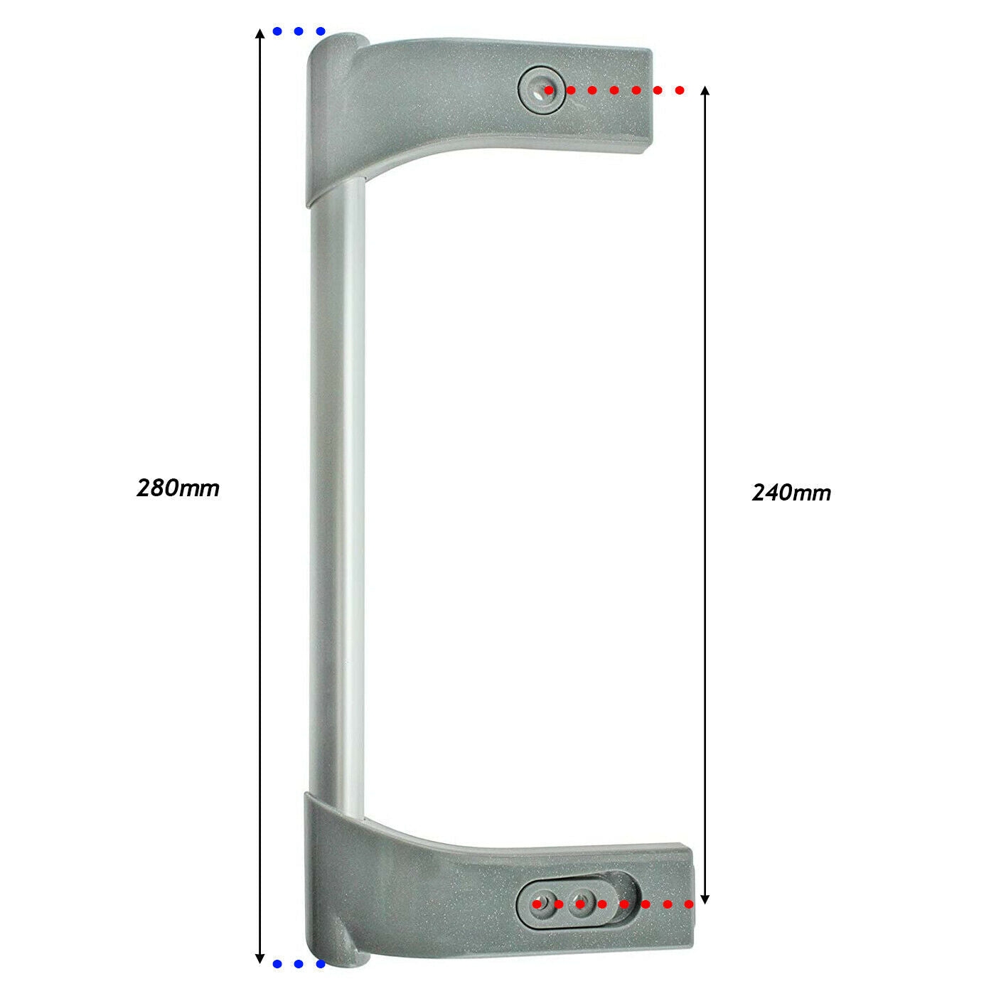 Door Handle for HOTPOINT FZ150G FZFM151G FZFM171P RZS150G Fridge Freezer Granite