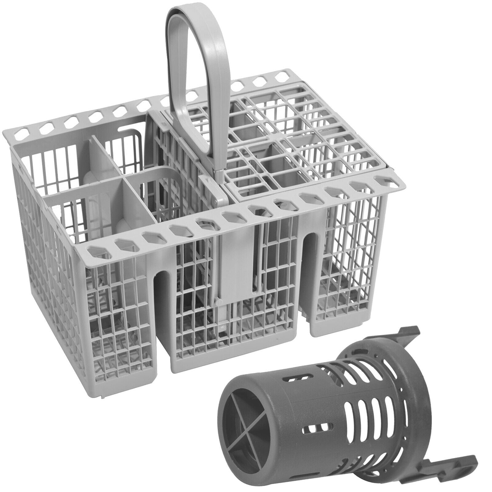 HOTPOINT Dishwasher Cutlery Basket Cage 16 x 21 x 22.5cm + Central Waste Filter
