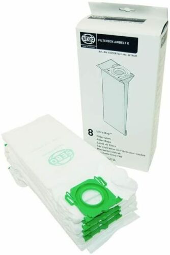 SEBO Genuine Vacuum Cleaner Bags Ultrabag Airbelt Komfort K1 K3 Vulcano 6629ER