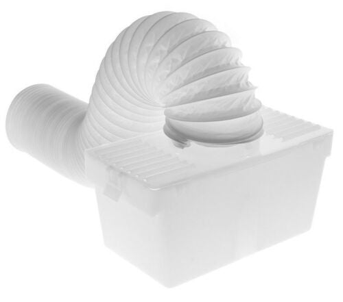 Condenser Vent Box & Hose Kit With Screw Clip for Proline Vented Tumble Dryer (4" / 100mm Diameter)