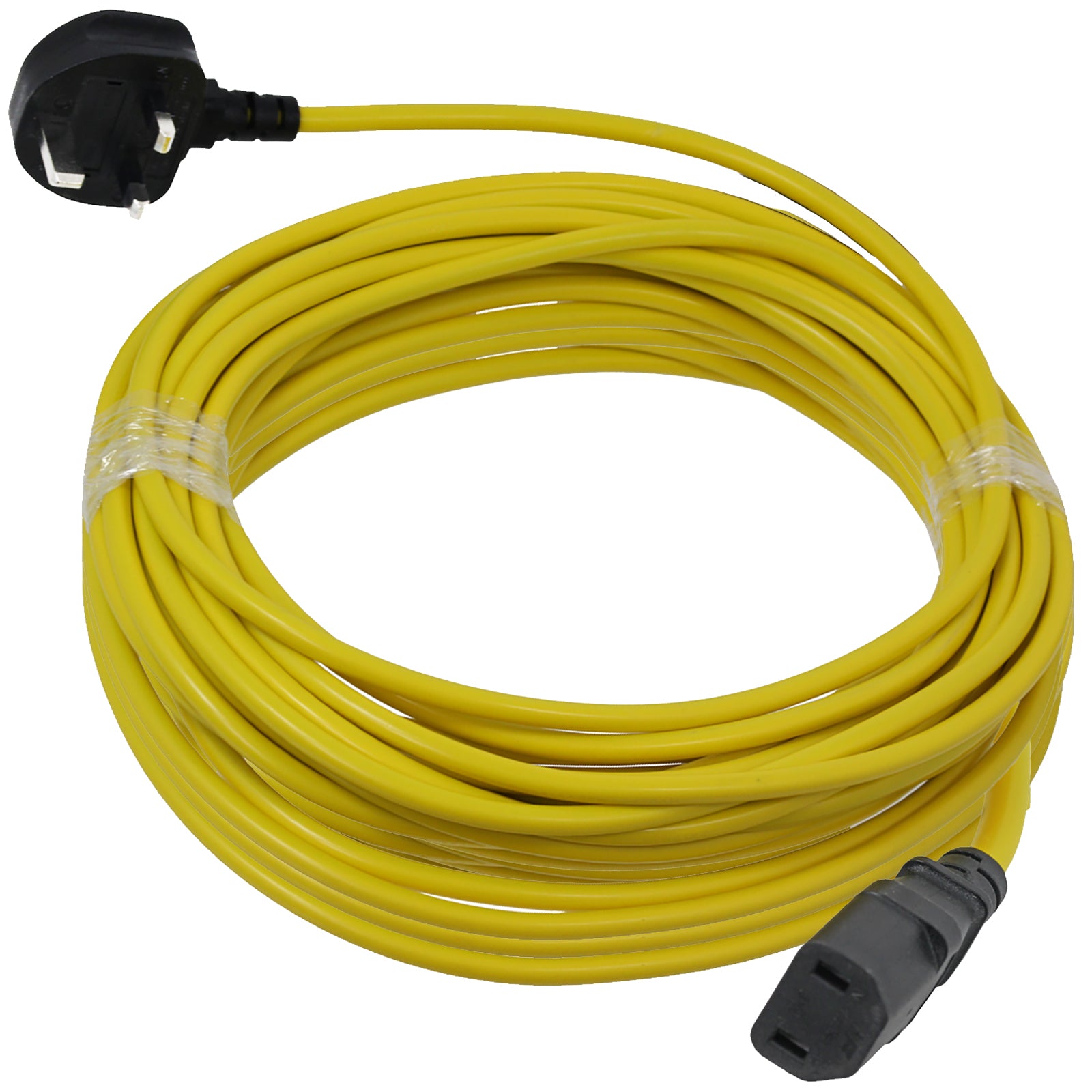 Mains Power Cable + Plug for Karcher Vacuum Cleaner T7/1 T9/1 T10/1 T12/1 12M UK plug