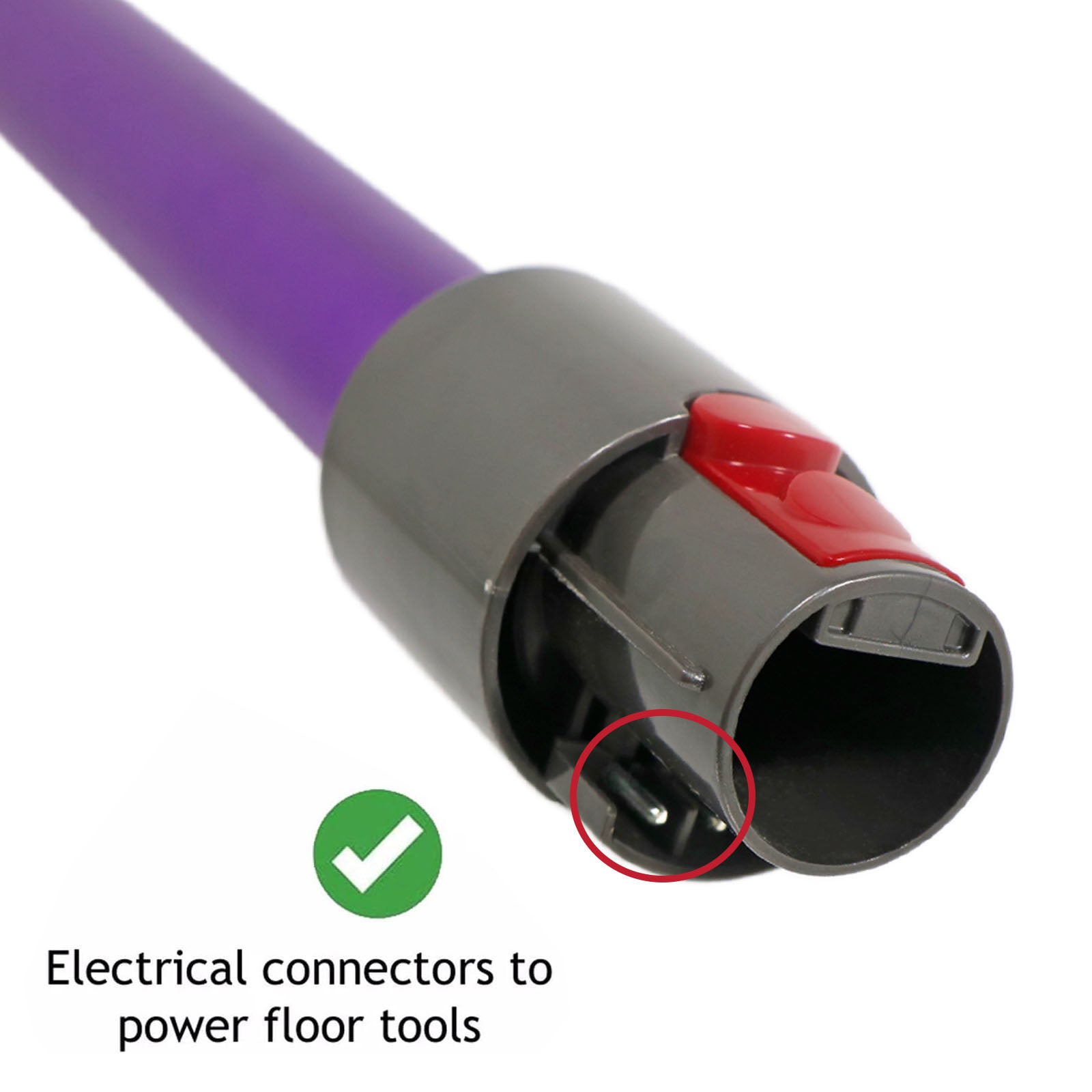 Purple Rod Wand Tube Pipe for Dyson V7 V8 V10 V11 V15 SV10 SV11 SV12 SV14 Cordless Vacuum Cleaner