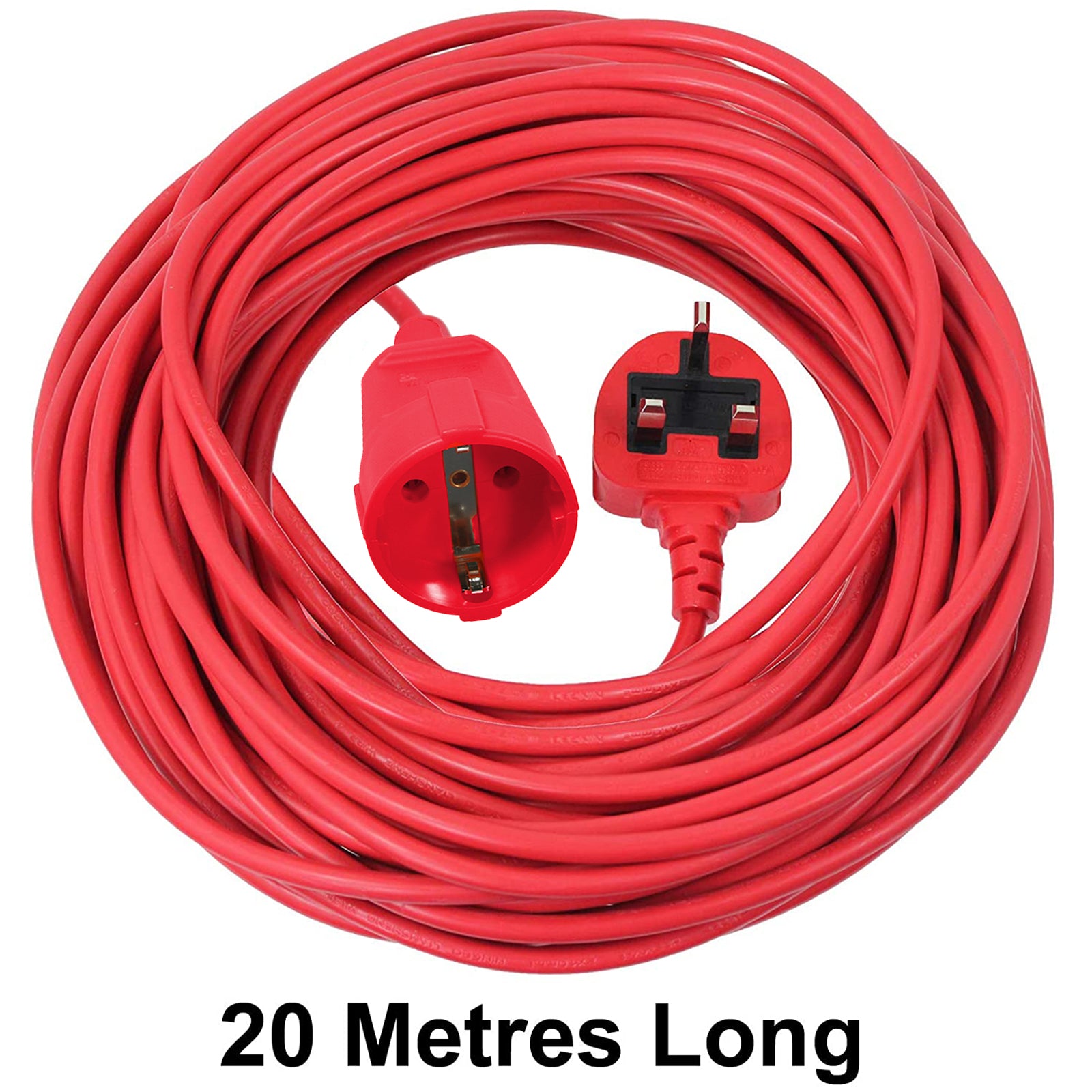 20M Extra Long Power Cable UK Plug for MCGREGOR MEH1533A M3E1233RA Lawnmower