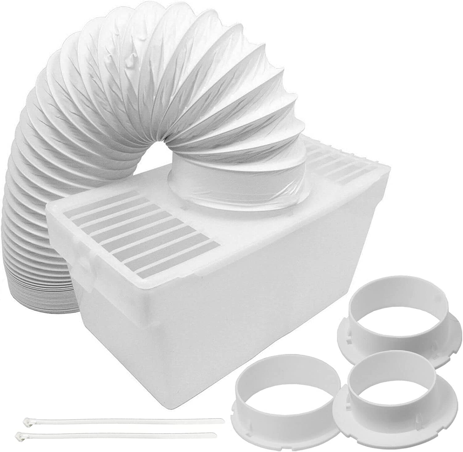 Universal Vent Hose Condenser Kit with 3 x Adapters for Tumble Dryer (1.2m)