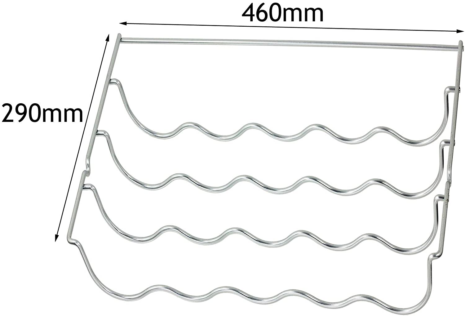 Wine Bottle Rack Shelf Insert compatible with Arcelik Fridge (460 x 290 x 70mm)