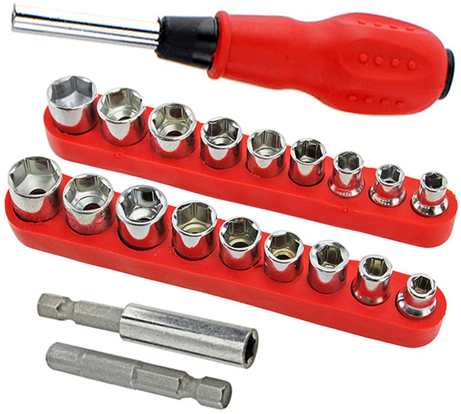 71 Pce Screwdriver Set Bit Insulated Magnetic Extension Bar Phillips Flat Torx