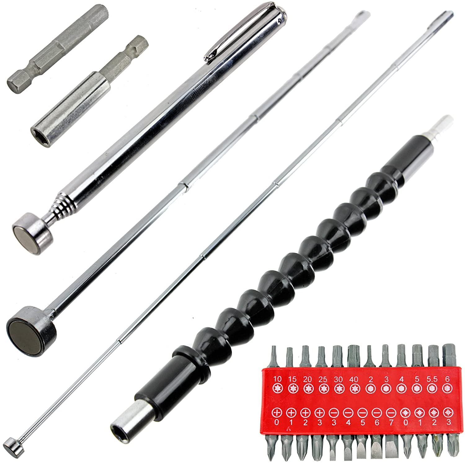 71 Pce Screwdriver Set Bit Insulated Magnetic Extension Bar Phillips Flat Torx