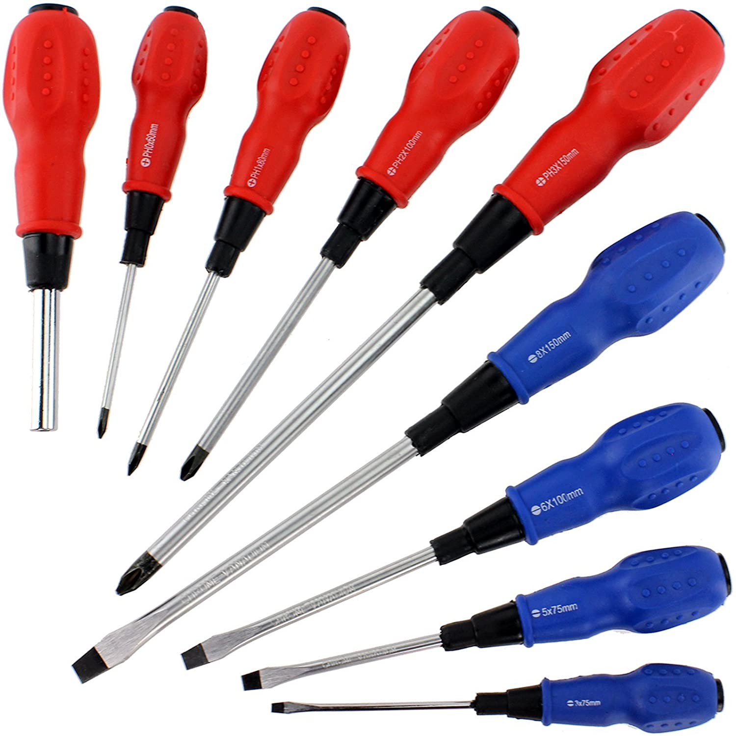 71 Pce Screwdriver Set Bit Insulated Magnetic Extension Bar Phillips Flat Torx