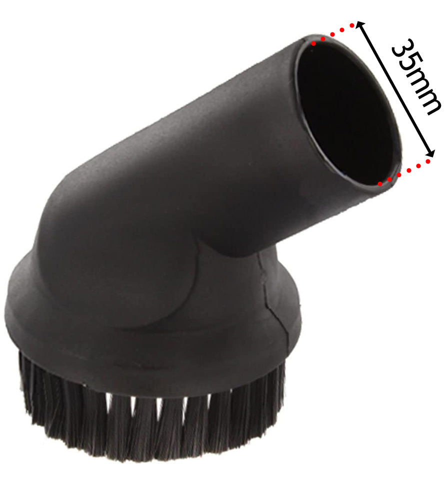 Wide Mattress & Upholstery Nozzle + Mini Round Brush Tool