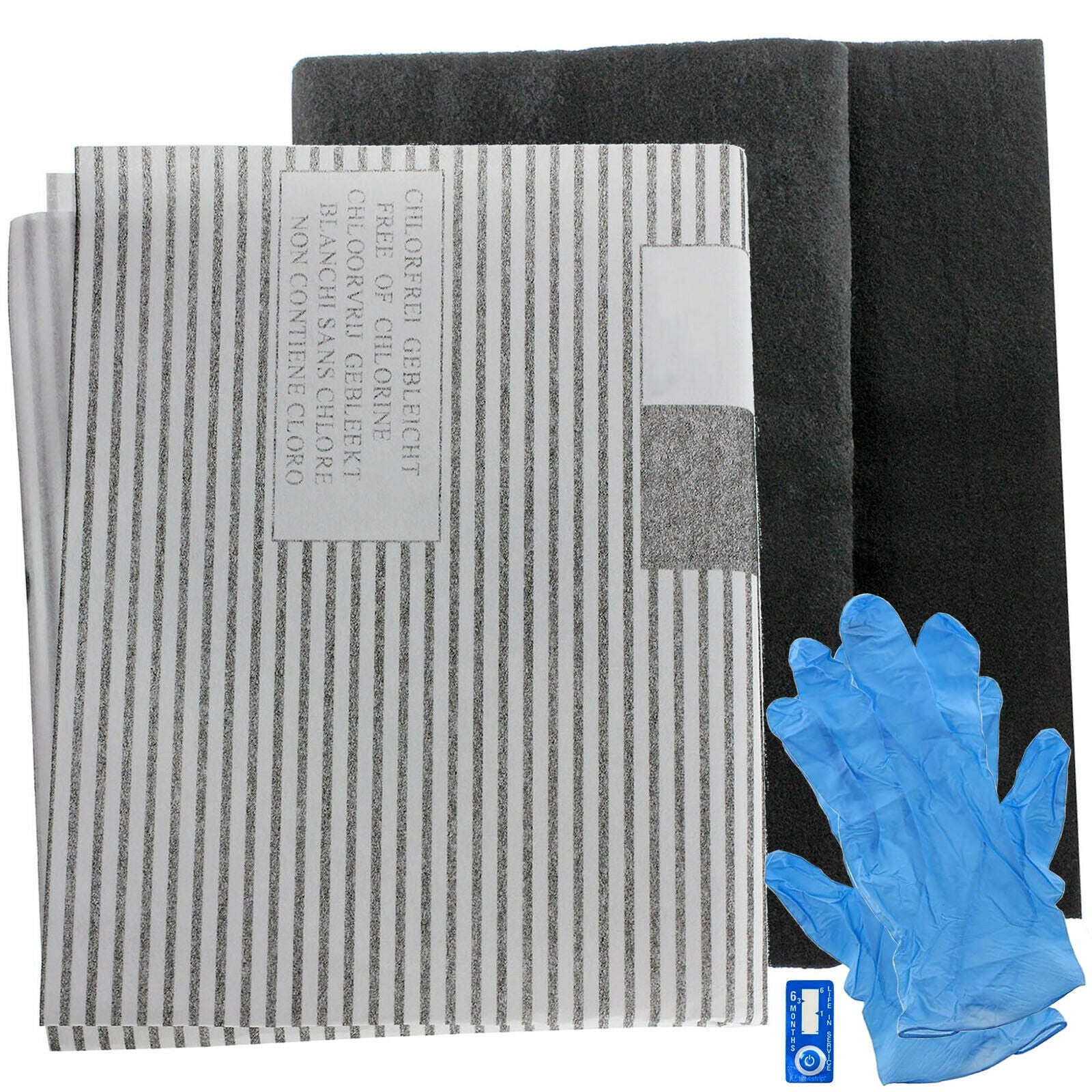 Large Cooker Hood Grease Filters for BRITANNIA Vent Extractor Fans (2 x Filter, Cut to Size - 100 cm x 47 cm)