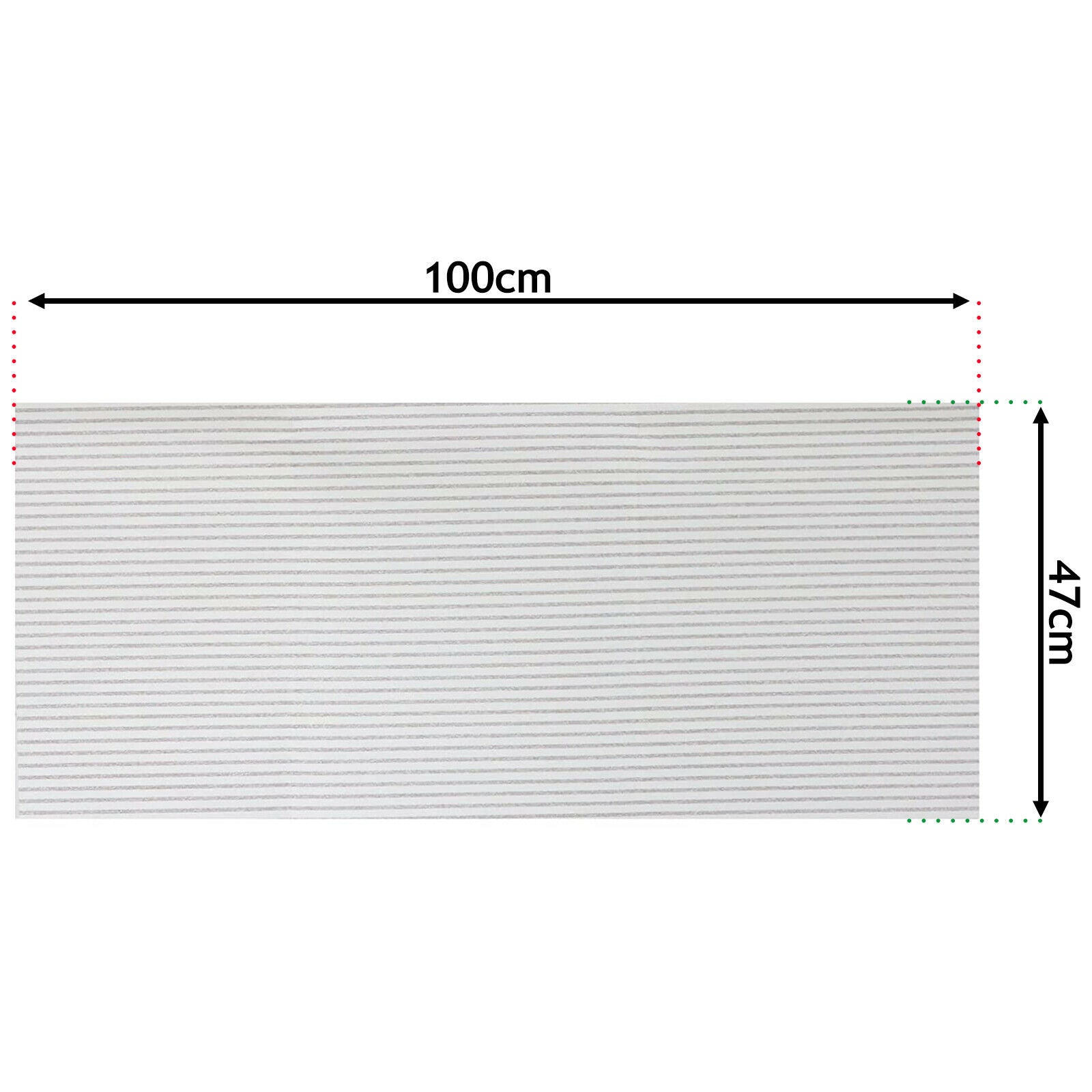 Large Cooker Hood Grease Filters for BOSCH Vent Extractor Fans (2 x Filter, Cut to Size - 100 cm x 47 cm)