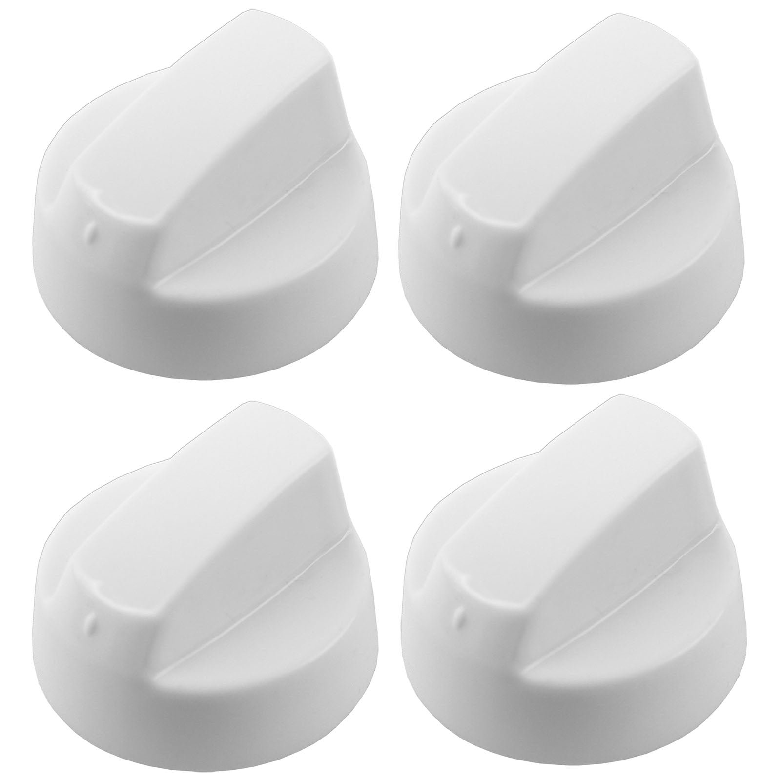 UNIVERSAL White CONTROL KNOB & ADAPTORS for SIEMENS Cooker Oven Hob x 4