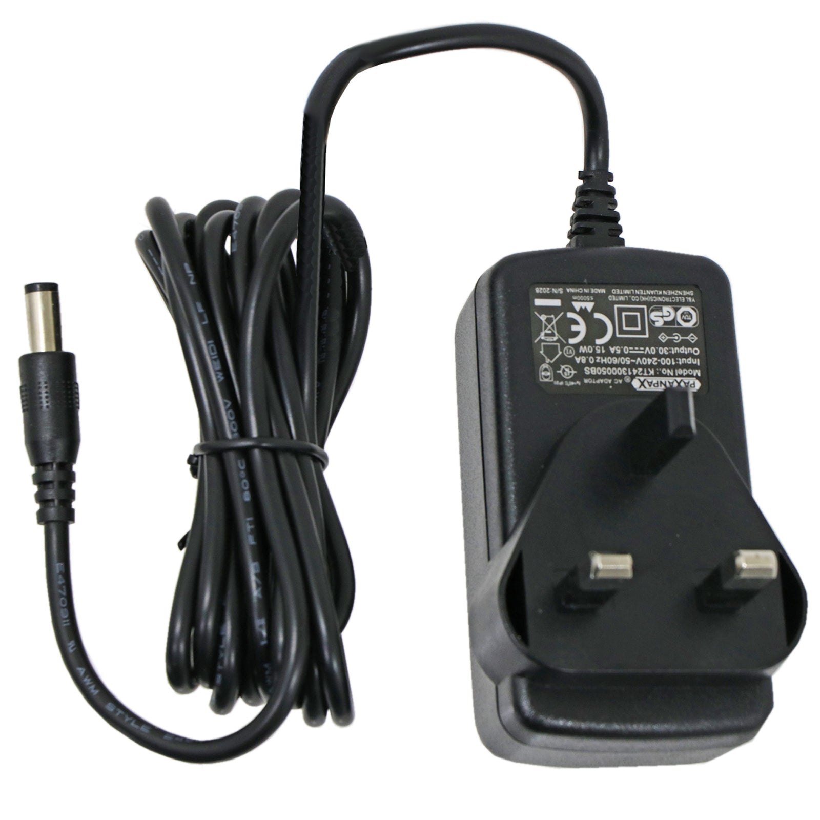 Battery Charger Plug for Bosch Athlet BCH625KTGB/02 BCH65MGKGB/01 Vacuum Cleaner (30V)