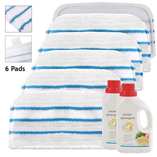 6 x cleaning pads & 2 x detergent