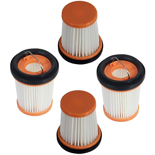 Cone HEPA Filter for Shark WV200 WV201 WV205 WV220 WV251 Vacuum Cleaner (Pack of 4)