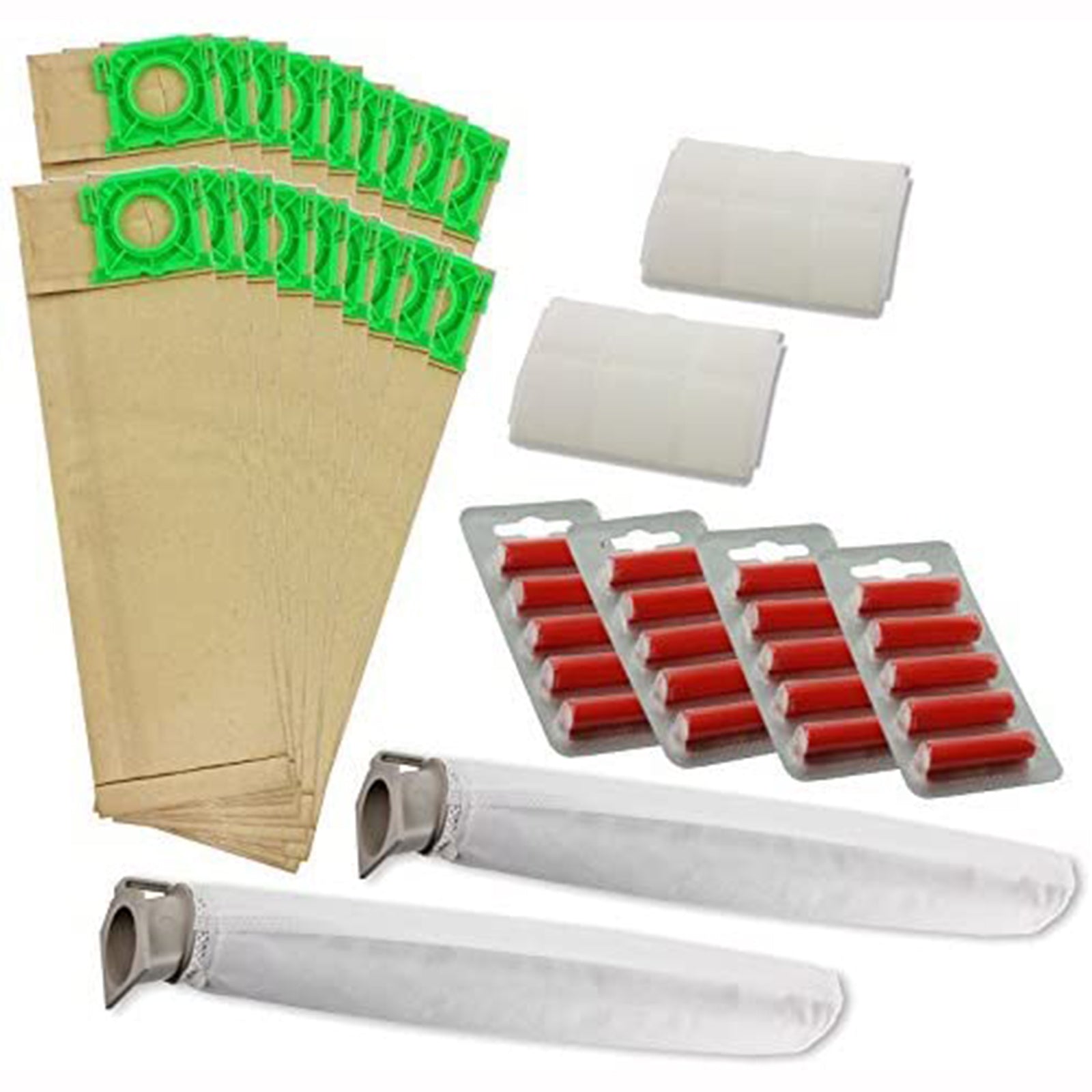 Service Kit for SEBO X1 X2 X3 X4 X5 Extra & C1 C2 C3 20 Dust Bags 4 Filters