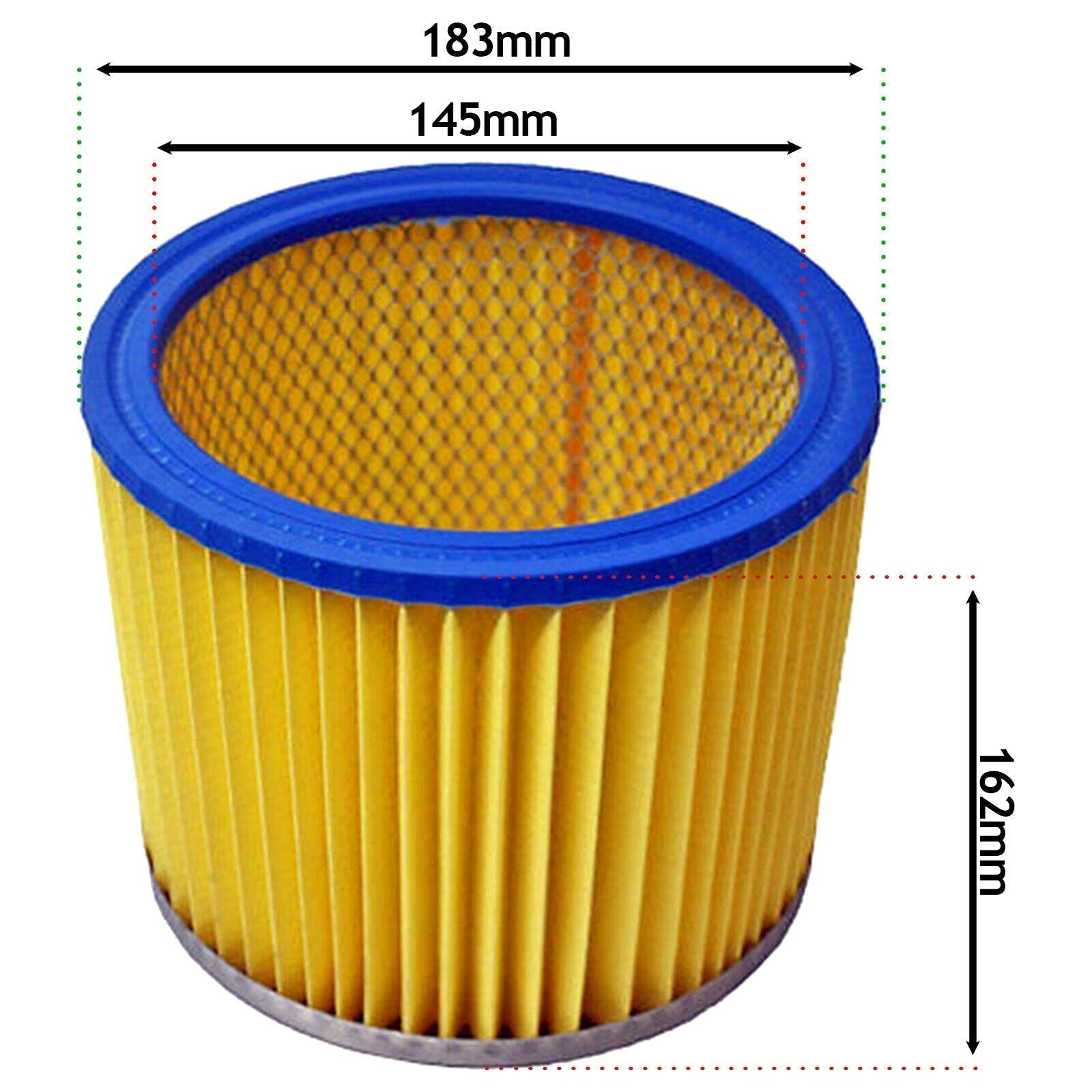 Filter Cartridge compatible with TITAN Wet & Dry Vacuum Cleaners