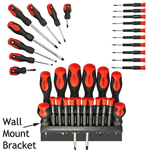 18 Piece Precision Magnetized Screwdriver Set & Mini Cordless Rechargeable 4.8v Electric Screwdriver + Power Drill