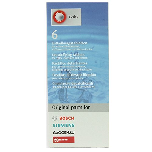 Genuine BOSCH Descaler Tablets for Morphy Richards Coffee Machine (12 Tablets)