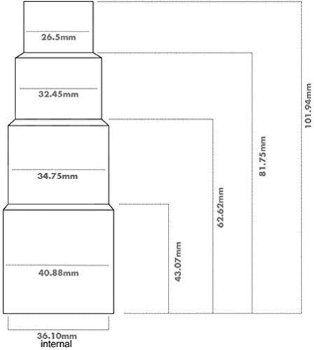 Dust Extractor Adaptor Sander Power Tool Port 26mm 32mm 35mm 38mm for BUSH x 2