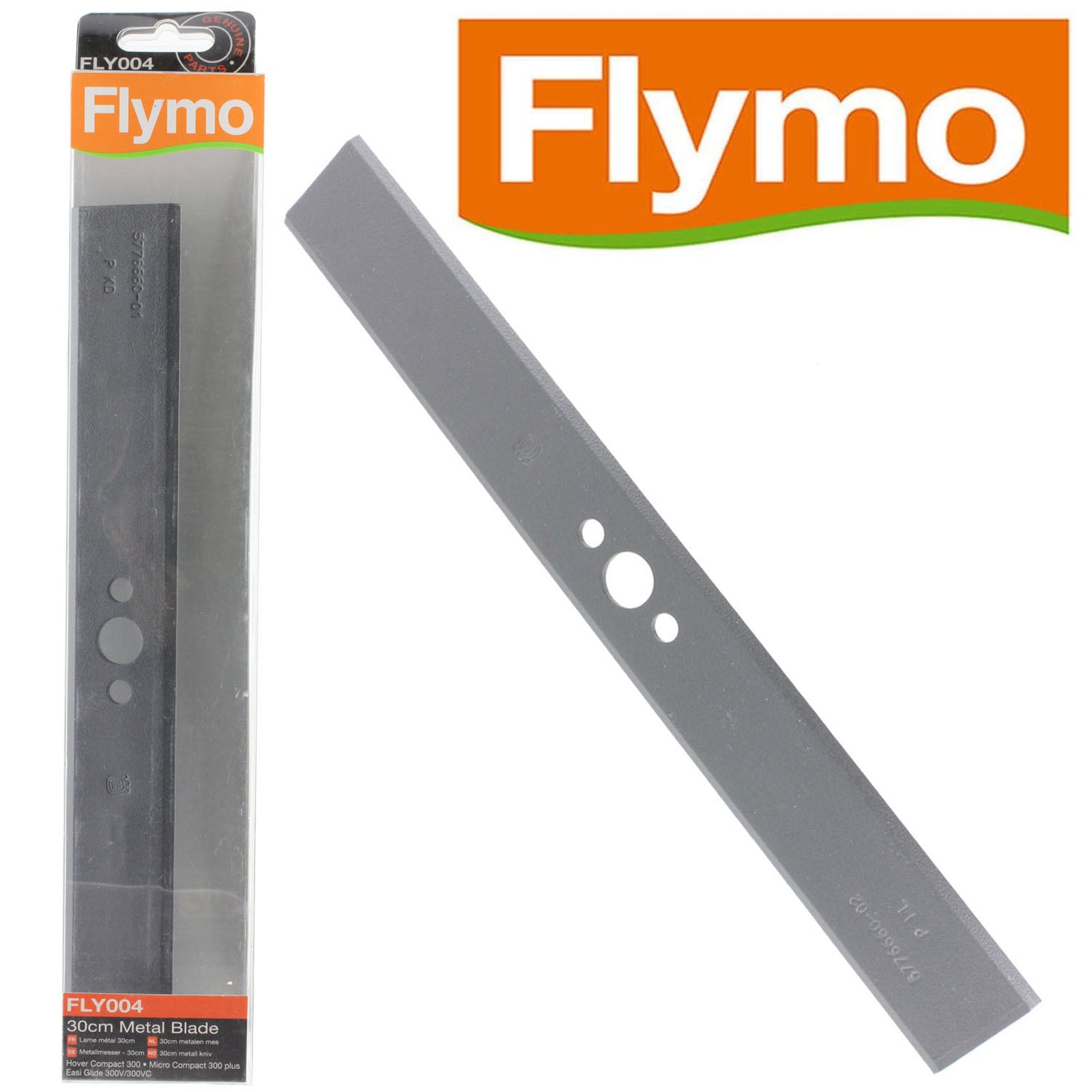 FLYMO Lawnmower Easi Glide 300V 300VC 30cm Blade FLY004 Genuine Metal Cutter