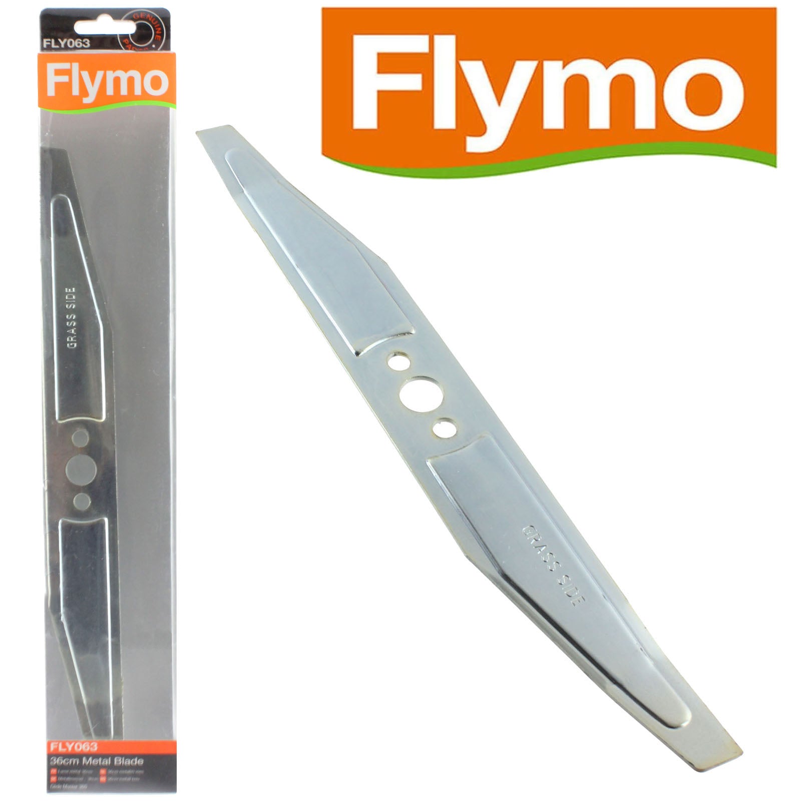FLYMO Lawnmower Blade 36cm Glide Master 360 FLY063 Genuine Metal Cutter Part
