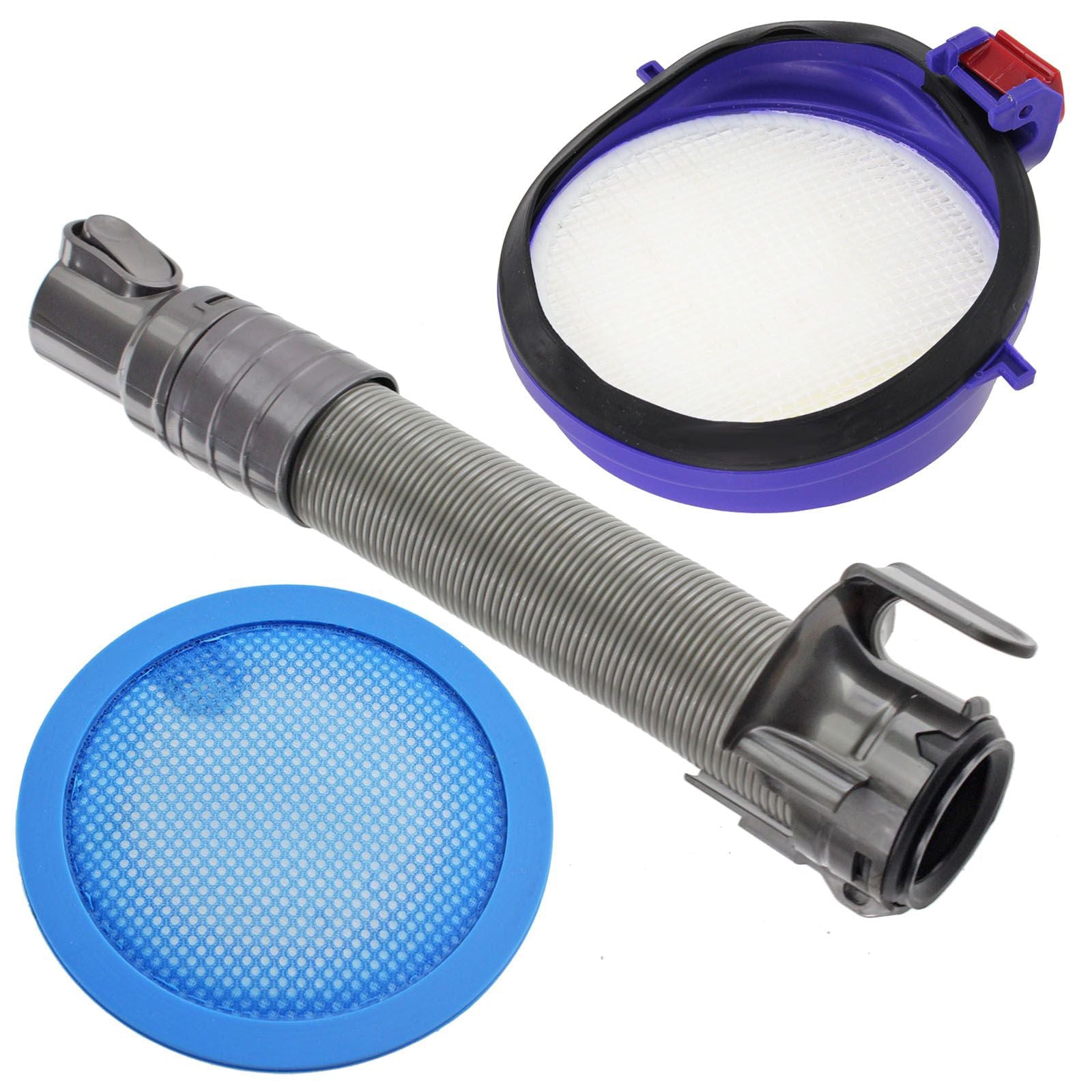 Hose and Filter Kit DC24 DC24i compatible with Dyson Vacuum Cleaner Washable Pre & Post Motor HEPA