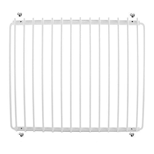 Adjustable Fridge Shelf White Plastic Coated Freezer Rack - Universal Extendable (Pack of 3)