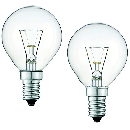 Oven Cooker Light Bulb for Prestige E14 SES 40w 300° (Pack of 2)