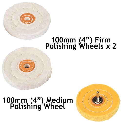 Metal Cleaning, Polishing & Buffing Kit for Drill 7 Pieces