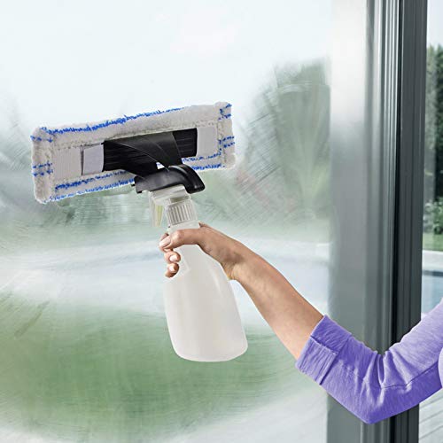 Window Cleaning Spray Bottle Kit in use