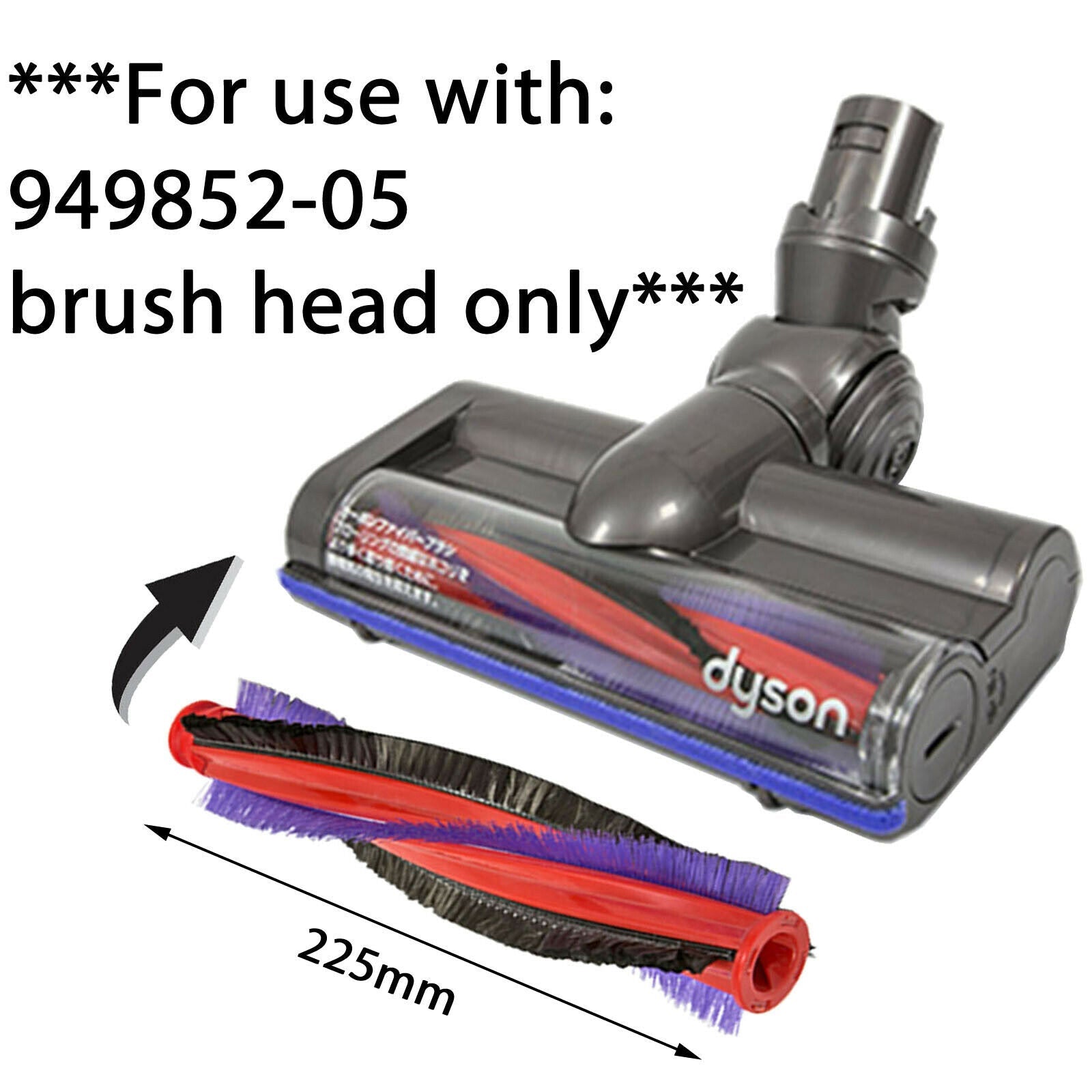 DYSON DC59 Animal Brushroll Genuine Brush Roll Roller Bar 225mm