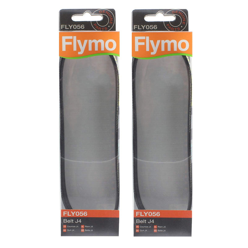 Flymo Easi Glide 300 300V 300VC Lawnmower J4 Drive Belt (Pack of 2 Belts) - FLY056
