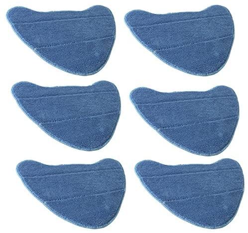 Microfibre Cleaning Pads for Holme HDSM4001 Steam Cleaner Mops (Pack of 6)