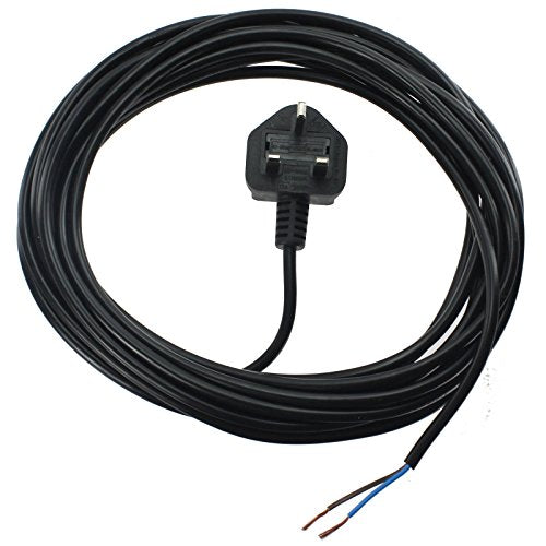 8.4M Metre Black Cable Mains Power Lead (UK Plug)