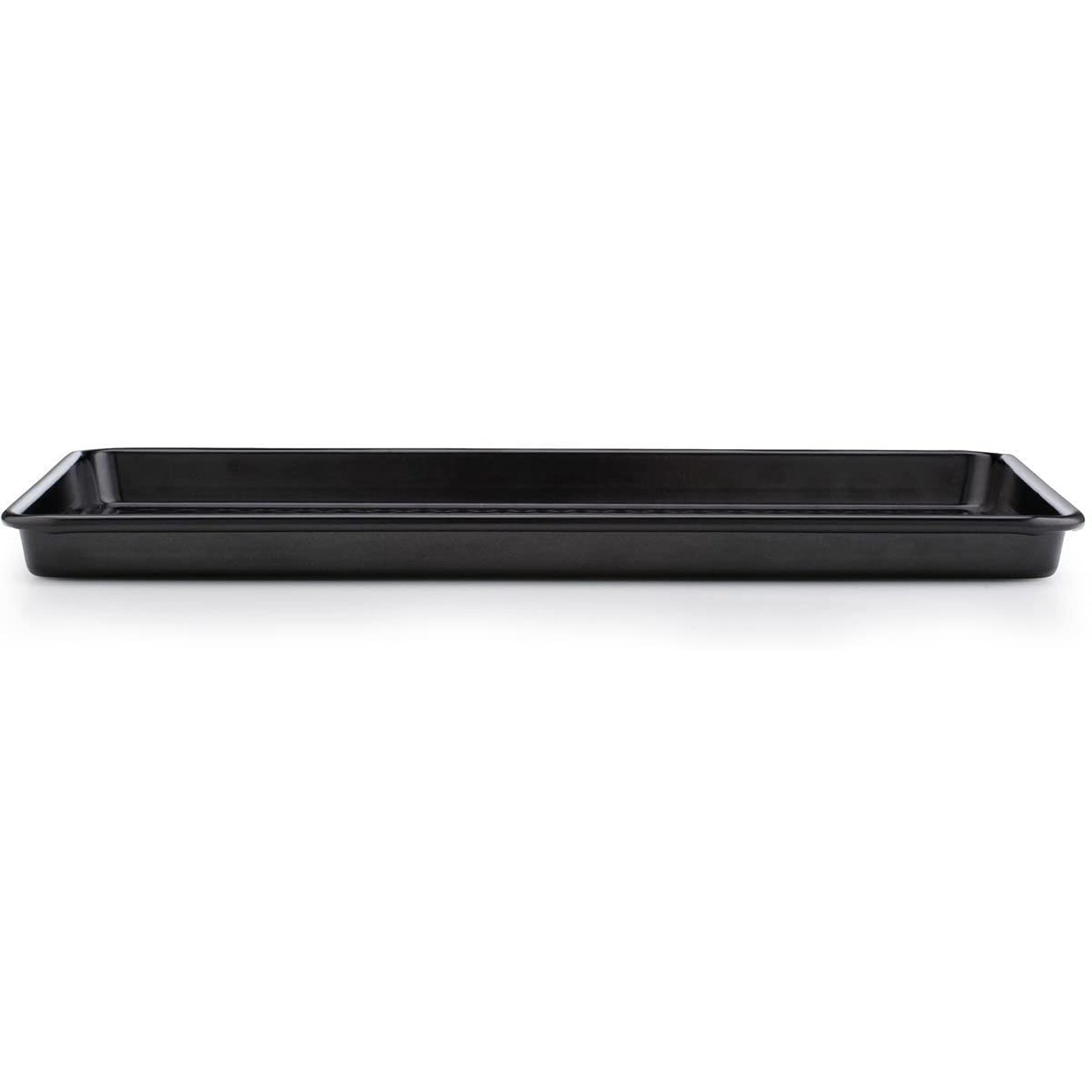 UNIVERSAL Carbon Steel Oven Tray Deep Sided Non Stick 1 Baking + 1 Roasting Tin