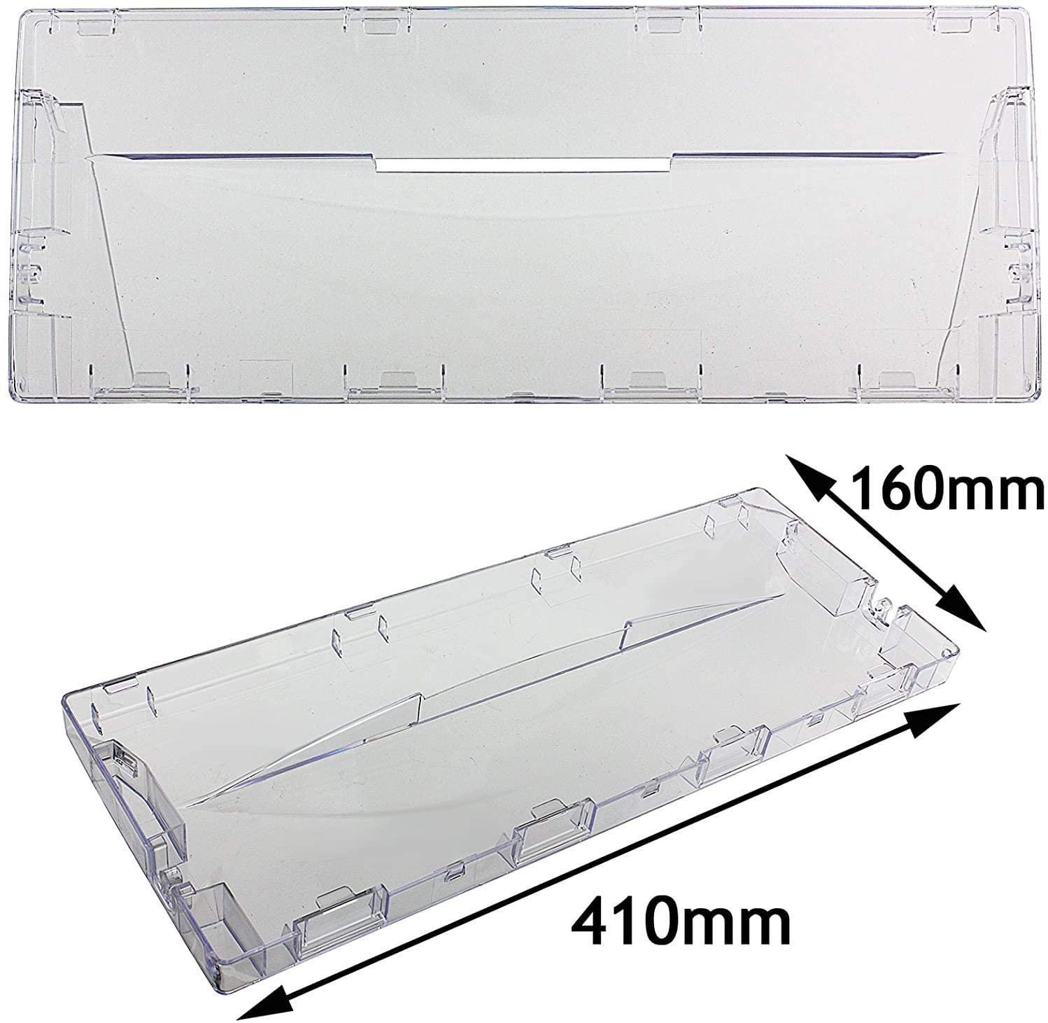 Plastic Drawer Flap Front Handle for ARISTON Fridge Freezer