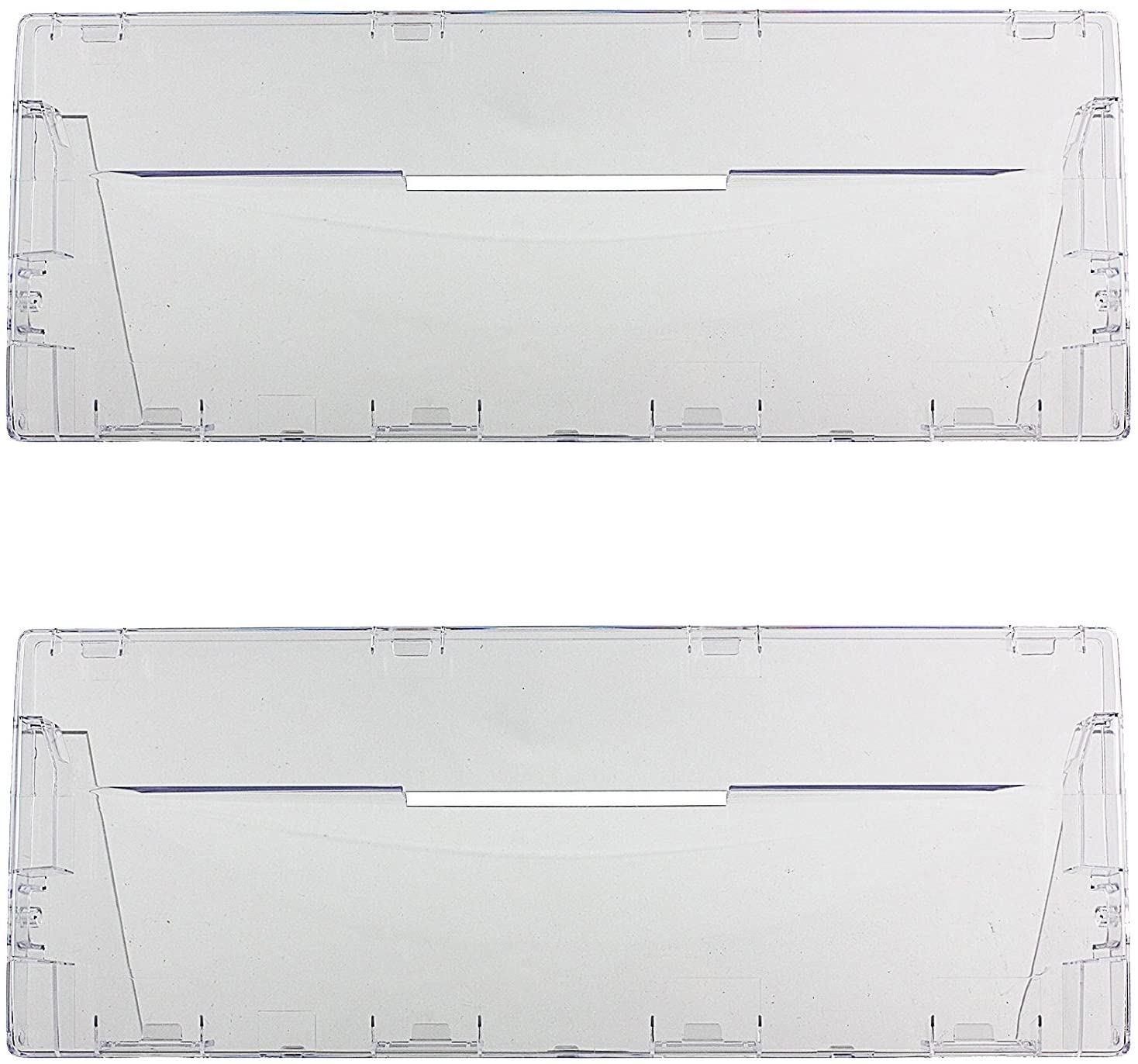 Plastic Drawer Flap Front Handle for HOTPOINT Fridge Freezer (Pack of 2)