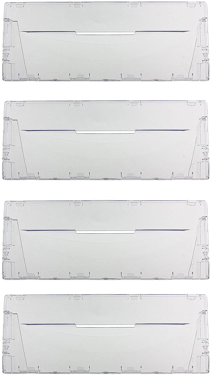 Plastic Drawer Flap Front Handle for ARISTON Fridge Freezer (Pack of 4)