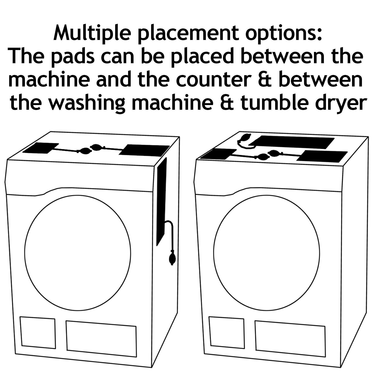 Washing Machine Shock Absorber Vibration Pad Stabiliser Feet Dishwasher Dryer