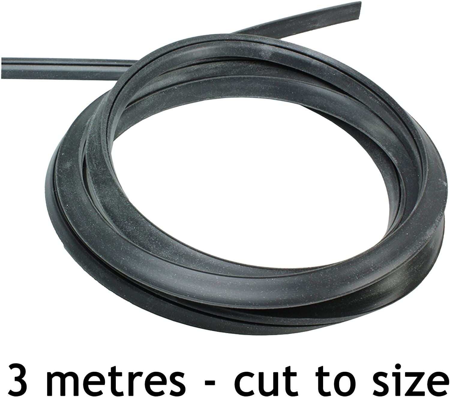 Door Seal + Silicone Glue for NARDI Oven Cooker 3m Cut to Size (3 & 4 sided, Rounded + 90º Clips)