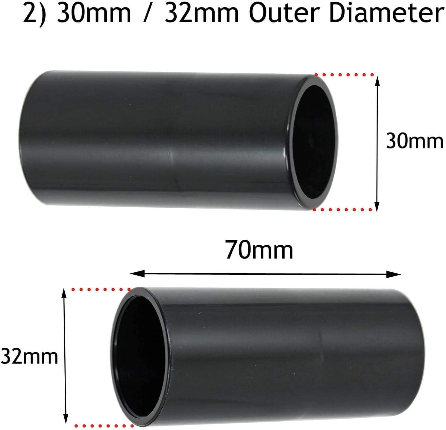 Tool Dust Port Adaptors for Titan Vacuum Cleaner 26 30 32 35 38mm